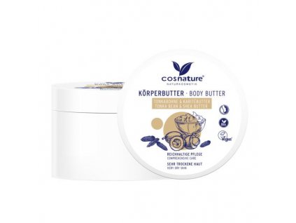 Cosnature Masło do ciała z bobem tonka i masłem shea 200ml eko