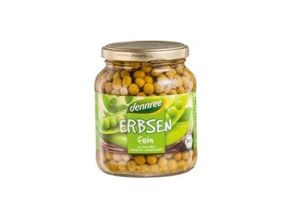 Dennree Hrášok sterilizovaný 350g bio