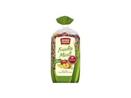 Rosengarten Fruit muesli 750g organic