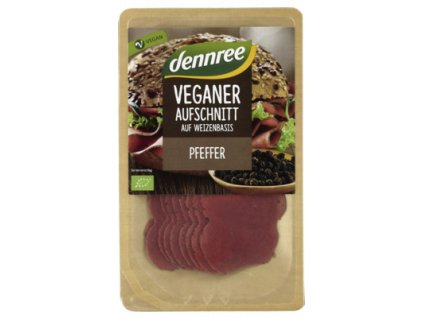 Dennree Vegán szeletek borssal 90 g bio