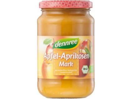 Dennree Apple puree with apricot 360g organic