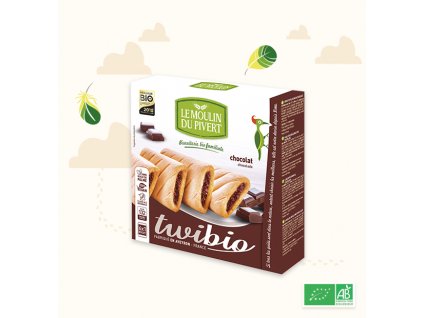 Twibio Biscuits with chocolate filling 150g organic