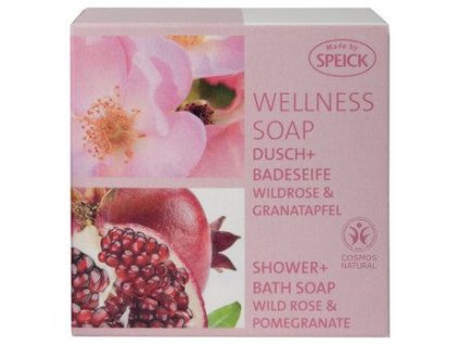 Speick Wellness Mýdlo divoká růže granátové jablko 200g eco