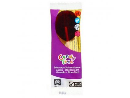 Lizak Candy Tree Czarna porzeczka 13g organiczny