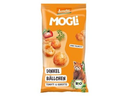 MOGLi Špaldové guličky paradajky, mrkva 40g bio