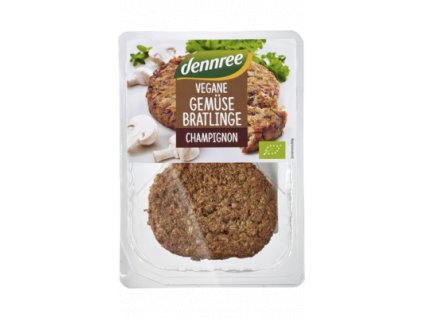 Dennree Zeleninové placičky houbové 150 g bio