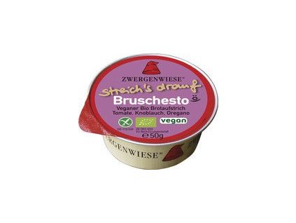 Zwergenwiese Brotaufstrich mit Tomaten, Knoblauch und Oregano 50 g bio