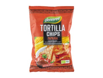 Pepper tortilla chips 125 g BIO DENNREE