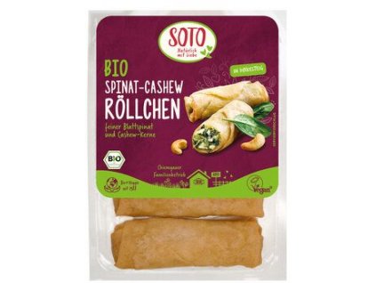 Soto Rolky špenát a kešu 200g bio