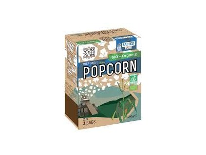 Yum Kah Popcorn slaný 3x90g bio