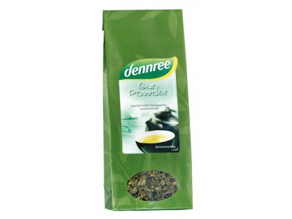 Dennree Green tea Gunpowder loose 100 g organic