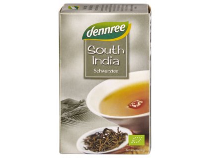 Dennree Černý čaj z jižní Indie 30g bio