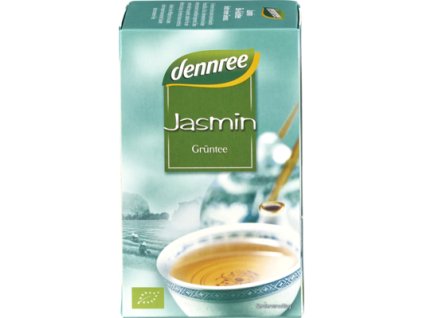 31182 dennree jasminovy zeleny caj 30g bio