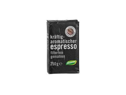 Dennree Espresso káva 250g bio