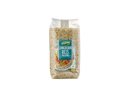 Dennree Hosszú szemű teljes kiőrlésű rizs 1 kg bio
