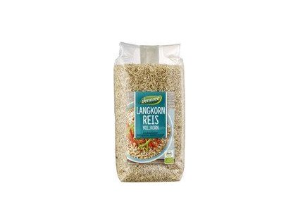 Dennree Rýže dlouhorznná celozrnná 1kg bio