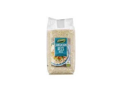 Dennree Rýže dlouhozrnná bílá 1kg bio