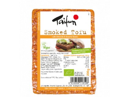 Taifun Tofu smoked almonds and sesame 200g organic