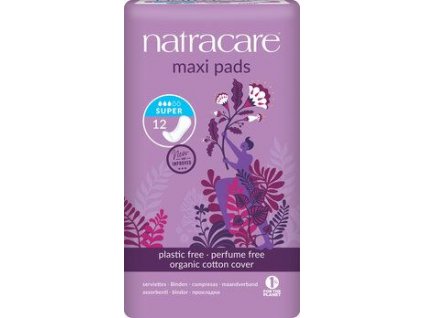 Natracare Super maxi betét 12db eco