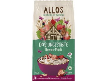 Allos Müsli ovocné bez cukru 500g bio