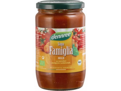 Dennree Rajčatová omáčka Famiglia 660 g bio