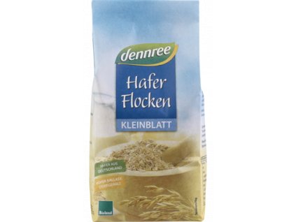 Dennree Ovesné vločky jemné 500 g bio