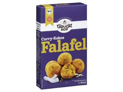 Bauckhof Zmes na falafel s karí a kokosom 160g bio