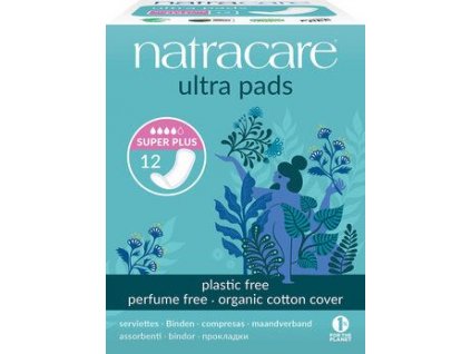 Natracare Vložky super ultra plus 12ks eco