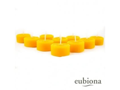 Eubiona świece tealight z wosku pszczelego 10szt. eko