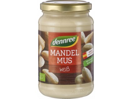 Dennree 100% Mandlové máslo bílé 350g bio