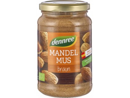 Dennree 100% Mandlové máslo hnědé 350g bio