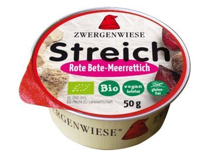Zwergenwiese Beetroot and horseradish spread 50 g organic