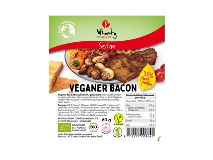 Wheaty Veganská slanina 60g bio