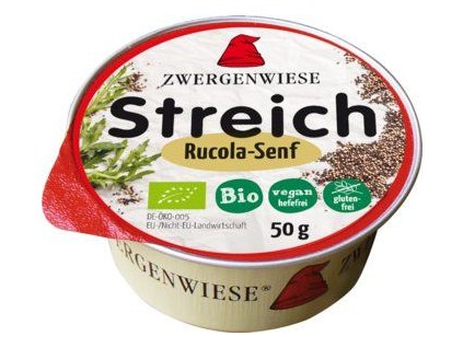 Zwergenwiese Spread with arugula and mustard 50 g organic