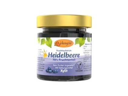 Birkengold Áfonya lekvár xilittel 200g bio