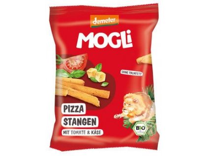 MOGLi Pizza tyčinky s rajčaty a sýrem 75g bio