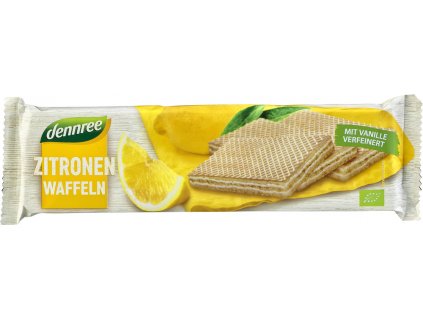Dennree Lemon Wafers 125 g organic