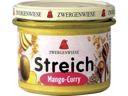 Zwergenwiese Curry and mango spread 180 g organic