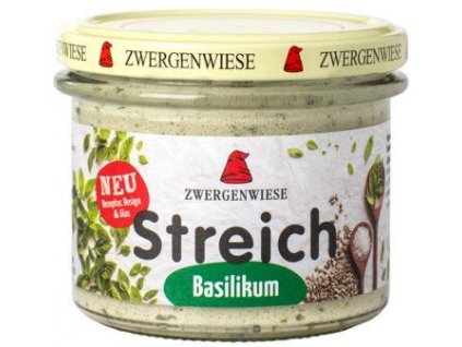 Zwergenwiese Basilikum Aufstrich 180 g bio
