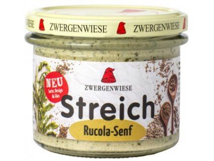 Zwergenwiese Brotaufstrich mit Rucola und Senf 180 g Bio