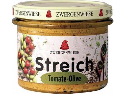 Zwergenwiese Pomazánka s olivami a rajčaty 180g bio