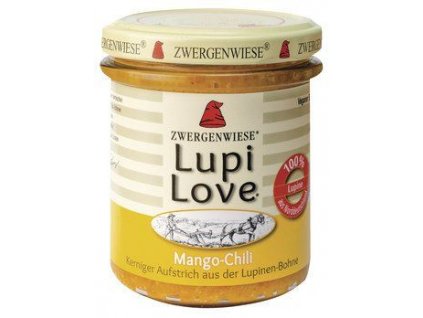 Zwergenwiese Pomazánka s lupinou, mangem a chilli 165g bio