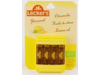 Lecker´s Citrónový olej 100% 4x2ml bio