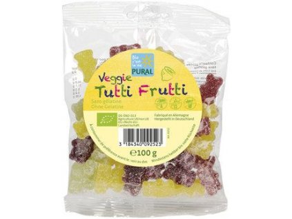 Pural Tutti Frutti cukorka 100g bio