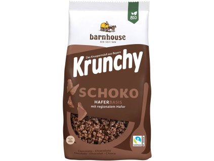 Barnhouse Czekoladowe chrupki 375g organiczne