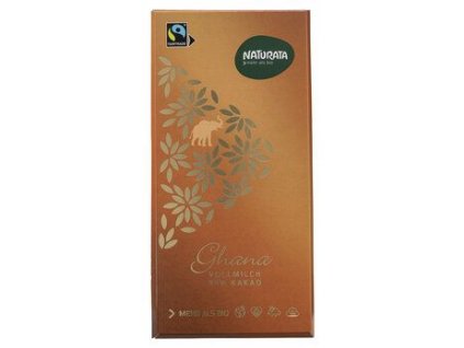 Naturata tejcsokoládé ghánai 100g bio
