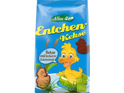 Biscuiti Allos cu rață de ciocolată 150g bio