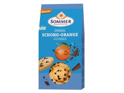 Sommer Špaldové sušenky čokoláda, pomeranč 150g bio