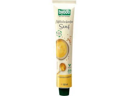 Byodo Středně ostrá hořčice v tubě 100 ml bio