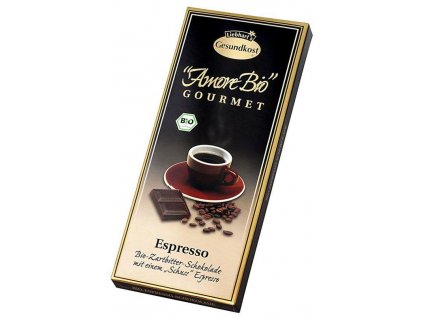 Liebhart's Hořká čokoláda espresso 100g bio